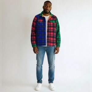 Polo Ralph Lauren Fleece Insulated Plaid Jacket Mens